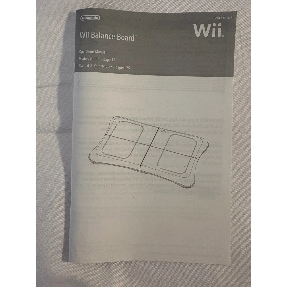 Nintendo Wii Balance Board White Wireless Controller RVL-021 with Box No Game